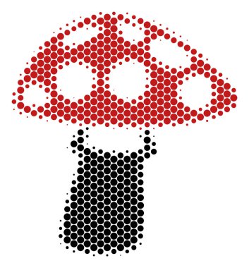 Yarı ton nokta mantar simgesi