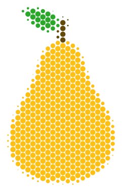 Yarı ton nokta armut simgesi