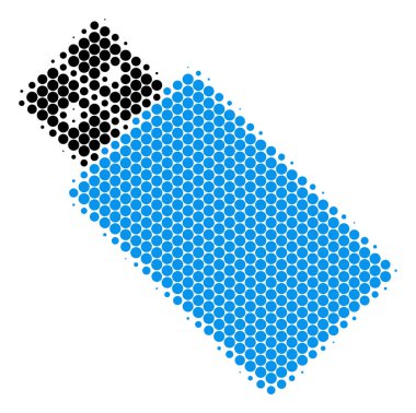 Yarı ton nokta Usb birden parlamak götürmek kutsal kişilerin resmi