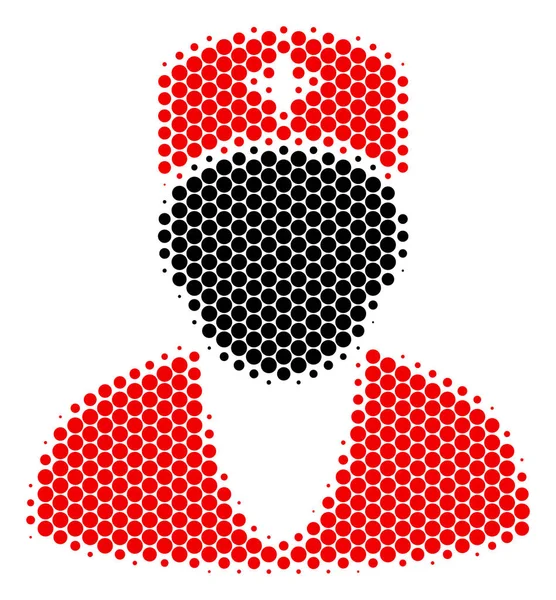 Yarı ton nokta doktor simgesi