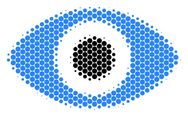 Yarı ton nokta göz simgesini