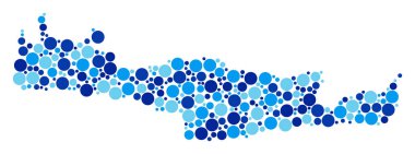 Mavi leke Girit Adası harita kompozisyon