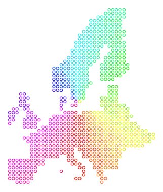 Parlak Avrupa Birliği harita