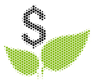 Altıgen yarı ton Eco başlangıç simgesi