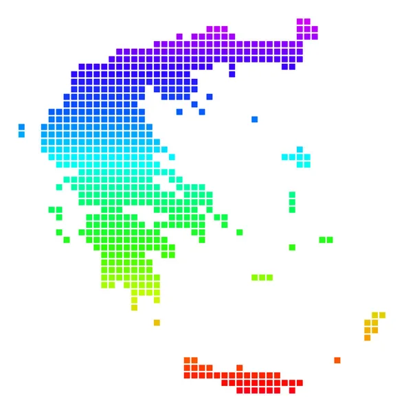 Jasna plamka Grecja Mapa — Wektor stockowy