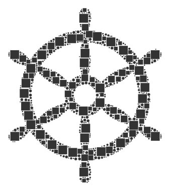 Tekne direksiyon bileşimi kareler ve daireler