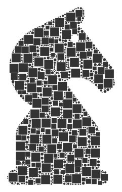 Satranç atı bileşimi kareler ve daireler