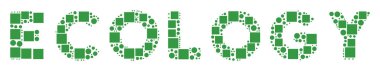 Ekoloji metin kolaj kareler ve daireler