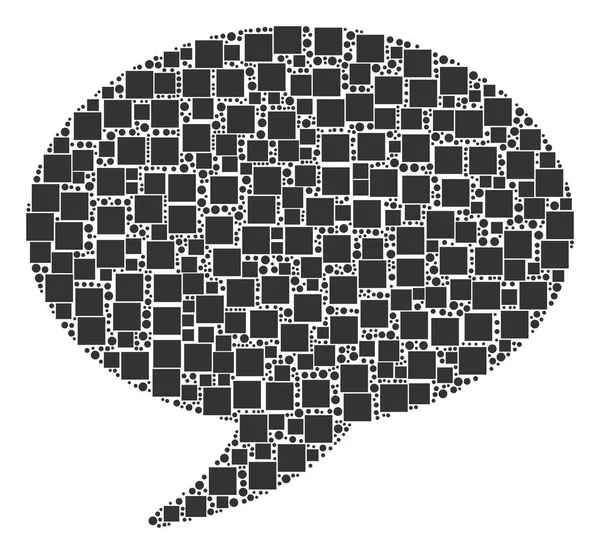 Balon mozaik kareler ve daireler