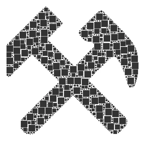 Çekiç bileşimi kareler ve daireler