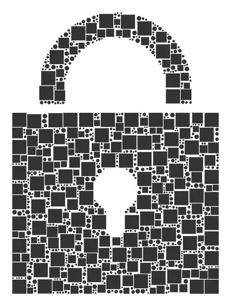 Kilit bileşimi kareler ve daireler