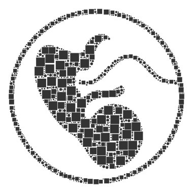 Doğum öncesi bileşimi kareler ve daireler