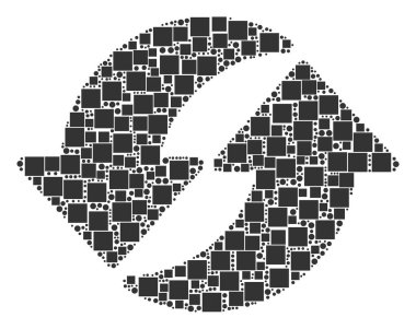 Mozaik kareler ve daireler Yenile