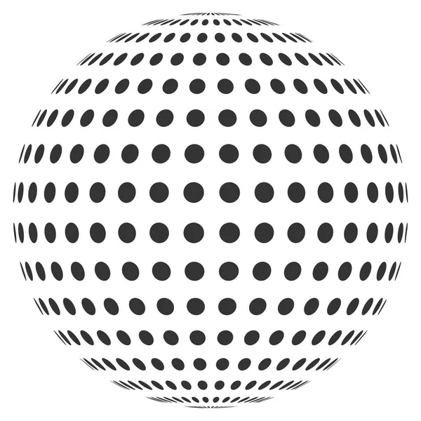 Анотація пунктирною сфери — стоковий вектор