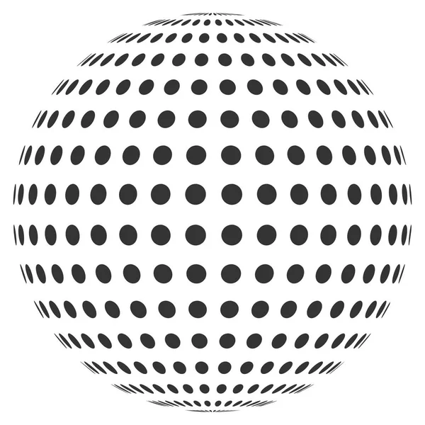 Abstract Dotted Sphere — Stock Photo, Image