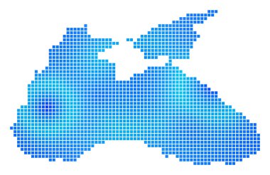 Mavi nokta Karadeniz harita