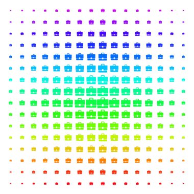 Şekil yarı ton spektrum desen durumda