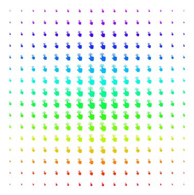 Simge yarı ton spektrum kılavuz'u tıklatın