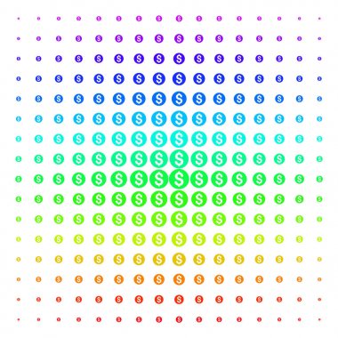 Şekil yarı ton spektral efekti sikke