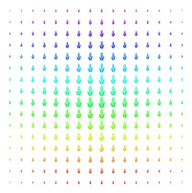 Mısır simgesi yarı ton spektrum kılavuzunu