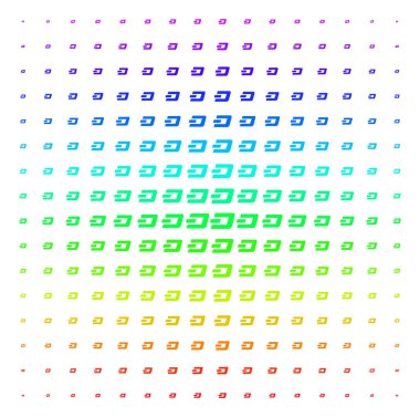 Dash Döviz Alım şekli yarı ton spektrum desen