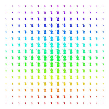 Ölüm Scytheman şekli yarı ton spektrum kılavuz