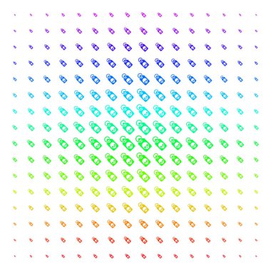 Ölüm kafatası bir ses etiketi simgesi yarı ton spektral kılavuz