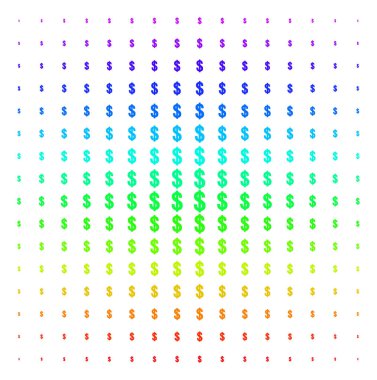 Doları şekli yarı ton spektrum kılavuz