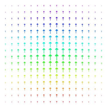 Noktalı Ok şekli yarı ton spektrum kılavuz