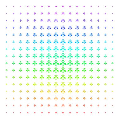 Ekoloji adam simgesi yarı ton spektral kılavuzunu