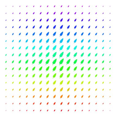 Tüy simgesi yarı ton spektrum kılavuzunu