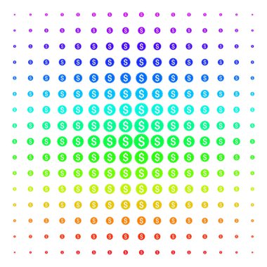 Mali mühür şekli yarı ton spektral desen