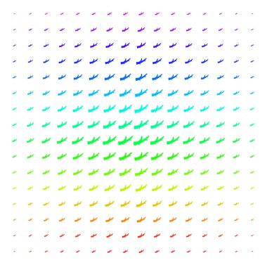 Yakacak odun simgesi noktalı resim spektrum deseni