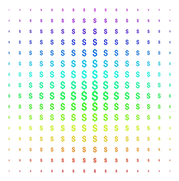 Dolar simgesi yarı ton spektral kılavuzunu