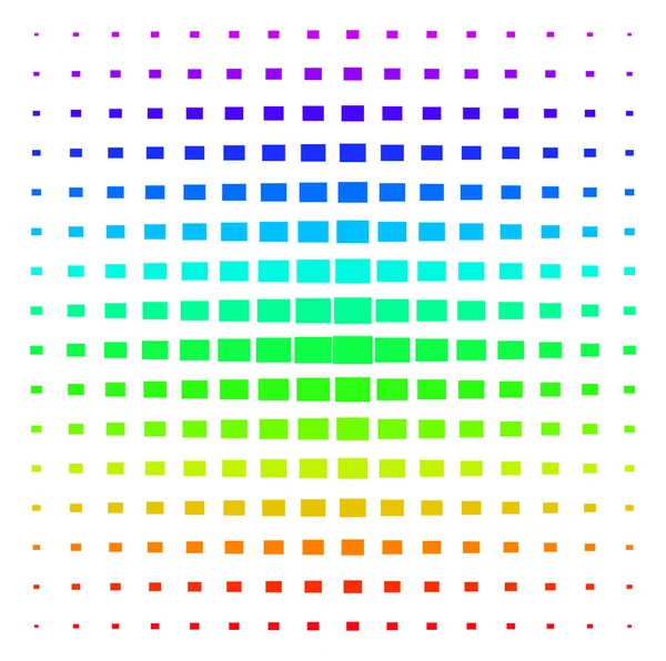 Forme Rectange remplie demi-teinte Effet Spectre — Image vectorielle