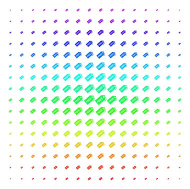 Ücretsiz etiket şekil yarı ton spektrum kılavuz