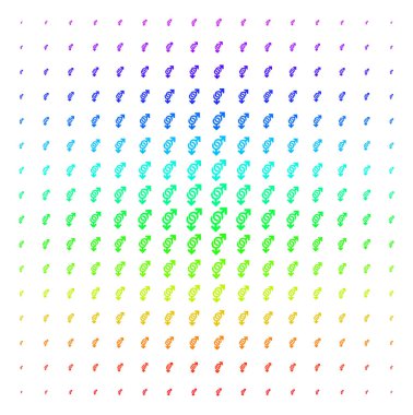 Eşcinsel sembol simge yarı ton spektrum etkisi