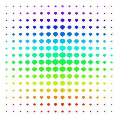 İpucu şeklin yarı ton spektrum kılavuz