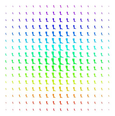 Bacak şekli yarı ton spektral kılavuz