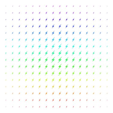 Yıldırım şekli yarı ton spektrum kılavuz