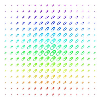 Granül şekli yarı ton spektral desen seviyorum