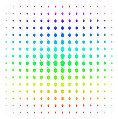 Meşe palamudu şekli yarı ton spektral etkisi