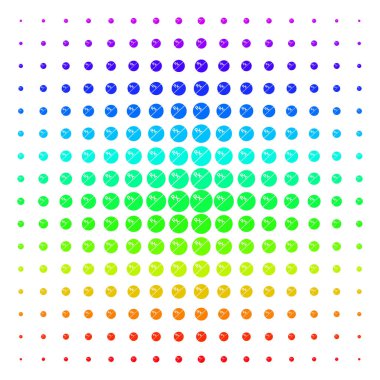 Eczane Tablet simgesi yarı ton spektral kılavuzunu