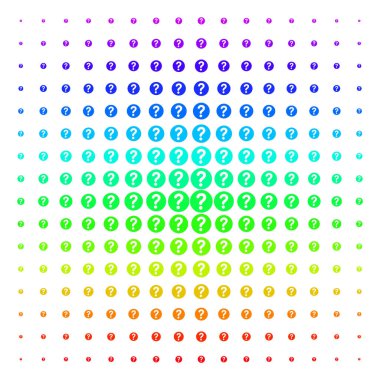 Sorgu simgesini yarı ton spektrum Kılavuzu