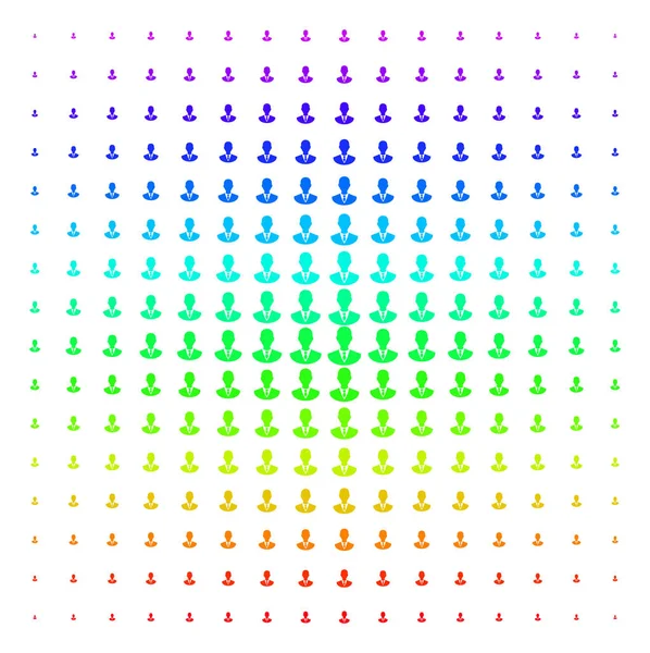 Manager Shape cuadrícula espectral de medio tono — Archivo Imágenes Vectoriales