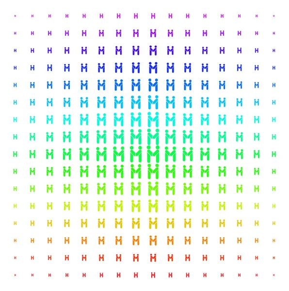 Kişi el sıkışma şekli yarı ton spektral kılavuz