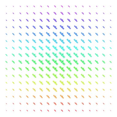 Uydu simgesi yarı ton spektral kılavuzunu