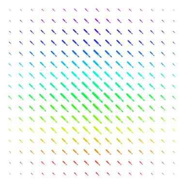 Tornavida simgesi yarı ton spektrum kılavuzunu