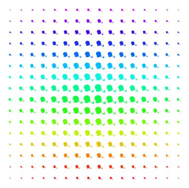 Dedektif şekil yarı ton spektral efekti Sigara