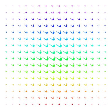 Boru şekil yarı ton spektrum efekti Sigara